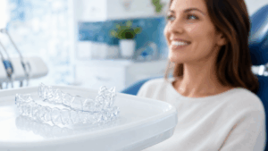Invisalign in Southampton, PA: Cost, Timeline, and What to Expect 1 Invisalign Southampton PA clear aligners on a clean dental tray